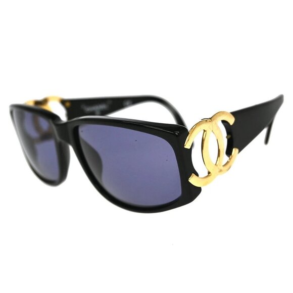 Chanel Sunglasses Eyewear Black Small Good - Picture 1 of 10
